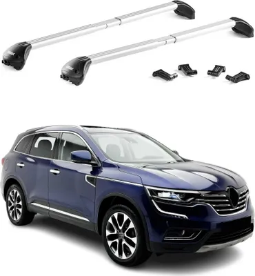 Image de Barres de toit transversales pour Renault Koleos II 2016-2025 Alu Gris 2Pcs ABE