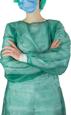 Produktbild von PP-Besucherkittel mit Bündchen - 140 x 160 cm