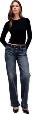 Produktbild von Salsa Jeans 21010465 Loose Fit Niedrig Geschnittene Jeans Blau 27 / 32 Damen Blau 27