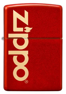 Produktbild von ZIPPO - Zippo Design - Metallic Red Rot Gold Sturmfeuerzeug nachfüllbar Benzin 60006224