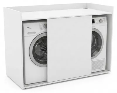 Image de VDD - Meuble pour lave-linge - Armoire pour lave-linge - Meuble pour lave-linge - Blanc