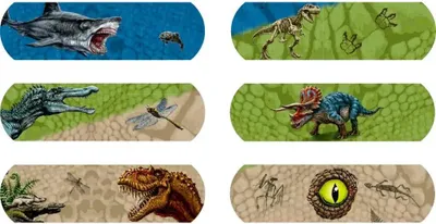 Produktbild von Die Spiegelburg - Pflasterstrips T-Rex World, 10 St.