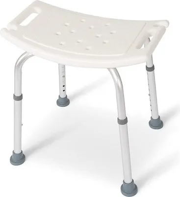 Produktbild von Duschstuhl für Senioren, Duschhocker/Duschstuhl - Duschhocker/Duschsitz Anti-Rutsch, Duschstuhl für Badewanne für SeniorenVorhang