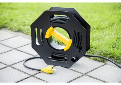 Productafbeelding van cartrend 10245: Kunststof handkabellichaal, zwart