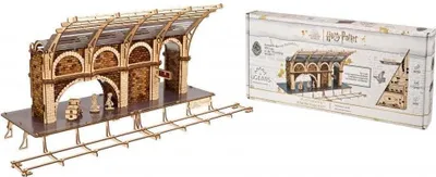 Imagen del producto de Andén 9 3/4: Modelo de madera para recrear el mundo de Harry Potter en miniatura