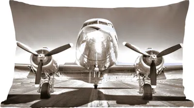 Produktbild von MuchoWow® Zierkissen Sofakissen Wohnzimmer Dekokissen 50x30 cm Flugzeuge - Vintage - Propeller - Wohnzimmerdekoration - Polster mit Photo