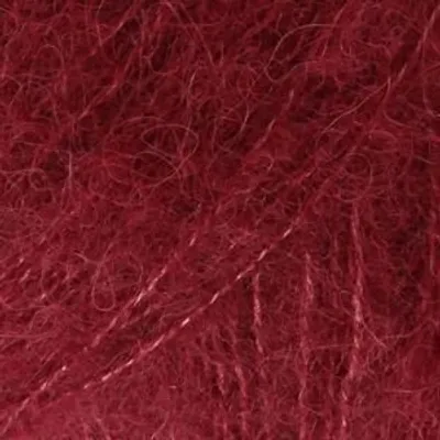 Obrázok produktu pre Drops Brushed Alpaca Silk Uni Colour 23 Bordeaux Pletacia priadza
