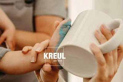 Produktbild von KREUL Porzellan-Fingerfarbe "MUCKI" himmelblau 150 ml