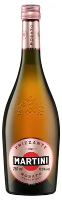 Produktbild von MARTINI Frizzante Rosato, 10,5 Vol.-%, 75 cl / 750 ml, Premium-Perlwein mit Noten von roten Früchten und einem Hauch frischer Säure