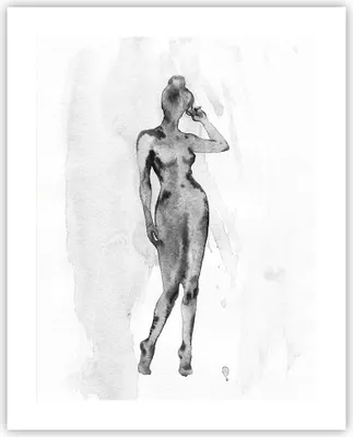 Produktbild von Poster - Poster ohne Rahmen - Nacktheit Frau Körper - 40x50 cm - Wand Bild - Wanddeko - Wandbilder - Kunstposter - Wandposter - Bilder - Kunstdruck - Wanddekoration - Wandbild - P2XPA40x50-5075