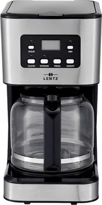 Produktbild von Lentz Kaffeemaschine, 1,5L, Timerfunktion, wiederverwendbarer Filter