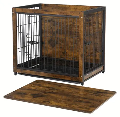 Zdjęcie produktu dla Klatka dla psa - Klatka kennelowa - Klatka - Budka dla psa - Kennel - Drzwi dwuskrzydłowe - Wyjmowana szuflada