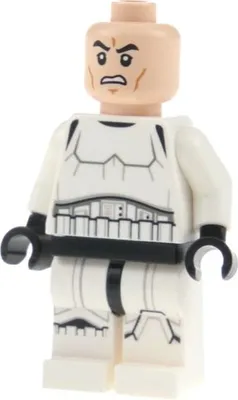 Produktbild von 1x Lego Minifigur Star Wars Imperial Stormtrooper weiß schwarz 75055 sw0585