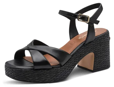 Produktbild von Tamaris Plateau Sandaletten Damen 32313932303333 Schwarz 38 EU