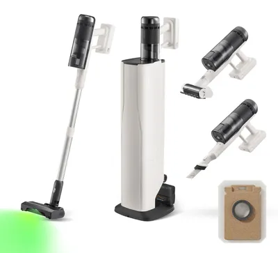 Produktbild von roborock H60 Hub Pro Akku Staubsauger mit Absaugstation, 170AW/80 Min Eco