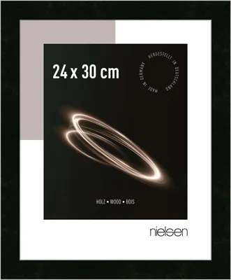 Produktbild von nielsen Holz Bilderrahmen Essential, 24x30 cm, Schwarz