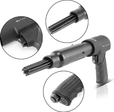 Immagine prodotto di STAHLWERK Ablatore ad aria compressa DNE-400 ST con 19 aghi 6,2 bar
