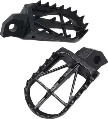 Produktbild von Zeta Kawasaki Kx 125-250 91-96/kx 500 88-04/kdx 220/250 Breite Fußrasten Silber  Silber One Size