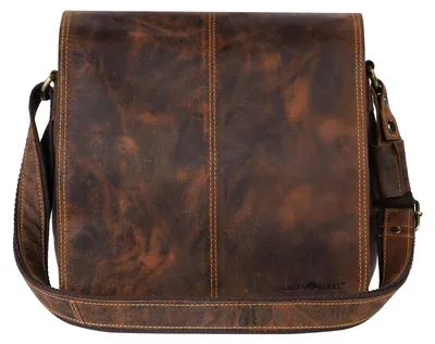 Image de GREENBURRY sac à épaule bandoulière Vintage Crossbody Bag Brown brun