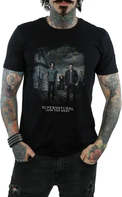 Obrázek produktu pro Supernatural - Pánské tričko BI854 (XL) (černá)
