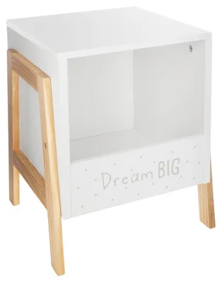 Produktbild von Kinderbuchregal weiß 33cm x 30cm x 40cm Holz