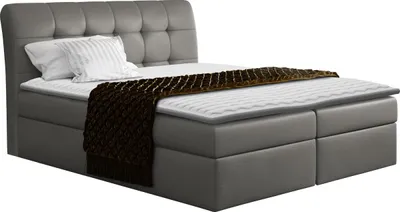 Produktbild von MIRJAN24 Boxspringbett Diego, Doppelbett mit zwei Bettkästen für die Bettwäsche, Stilvoll Ehebett (Farbe: Soft 029, Größe: 160 x 200 cm)