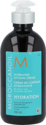 Produktbild von Moroccanoil Hydrating, Haarcreme, 300 ml, Alle Haare, Pumpenflasche, AQUA/WATER/EAU, DIMETHICONE, CETEARYL ALCOHOL, PARFUM/FRAGRANCE, ARGANIA SPINOSA (ARGAN) KERNEL..., 1 Stück(e)