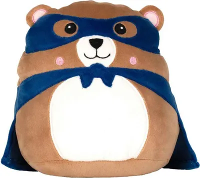 Produktbild von Mumbles - "SquidgeMe" Heldbär Plüsch-Spielzeug RW10448 (23 cm) (Blau)