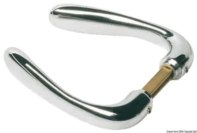 Obrázek produktu pro Klasická klika Kata mosaz, chromovaná 113 mm , 1 kus