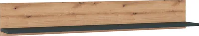 Produktbild von Wandboard -  Evoke Eiche Nachbildung - Grau - 160 x 21 cm