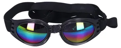 Produktbild von Sommerliche, faltbare UV-Schutzbrille für Hunde, geeignet für mittelgroße und große Hunde