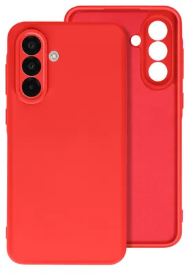 Produktbild von Avizar, Soft-Touch Hülle aus griffigem Silikon für Samsung Galaxy A37, Rot