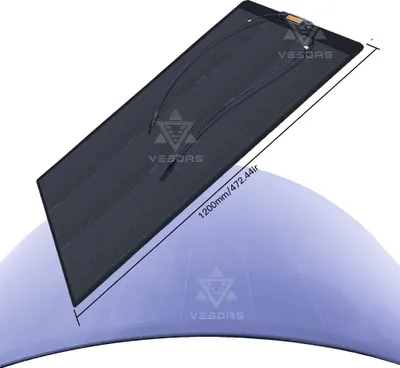 Obrázek produktu pro Solární panel, poloflexibilní konstrukce, vysoká účinnost, 150W solární panely, 150W