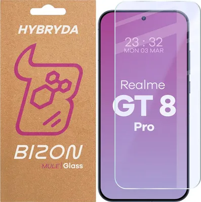 Produktbild von Flexibles Hybridglas für Realme GT 8 Pro, Bizon Glass Mule