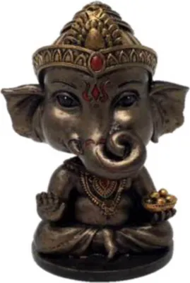 A statue of the Hindu deity Ganesha.