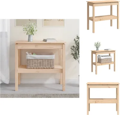 Image de vidaXL Table console 80x40x75 cm pin massif - Tables d'appoint