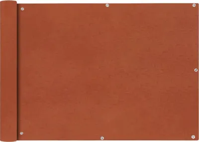 Produktbild von Balkonsichtschutz Oxfordgewebe 75x600 cm Terracotta