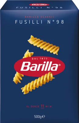 Produktbild von Barilla Pasta Fusilli Nummer 098 Hartweizengrieß 500g 70er Pack