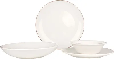 Produktbild von Bonna Geschirrset (Large) - Retro - 24 teilig - 6 Personen - Porzellan