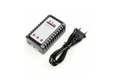 Imagen del producto de Cargador para baterías Joysway 2S/3S y cable de alimentación de corriente alterna con enchufe europeo