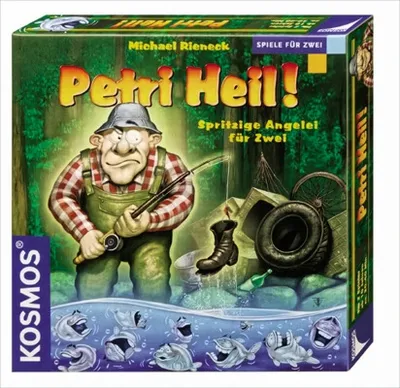 Produktbild von Kosmos Spiele für Zwei: Petri Heil – Anglerwettstreit Gesellschaftsspiel für 2 Spieler