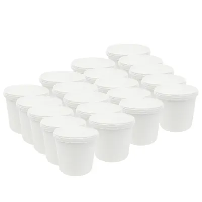 Produktbild von 20x 2,5 kg Honigeimer Kunststoff mit Deckel lebensmittelecht Eimer weiß