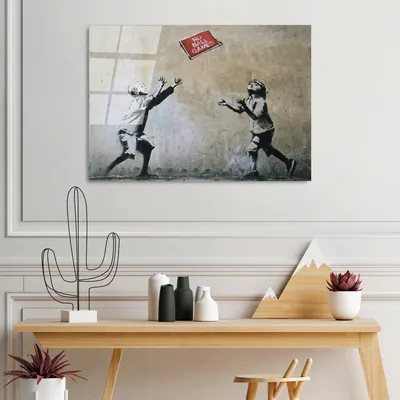 Produktbild von Wallity, UV-508 45 x 65, Dekorative Malerei aus gehärtetem Glas, 100 % gehärtetes Glas, Mehrfarbig, 45 x 65 cm