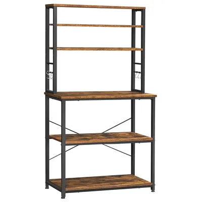 Immagine prodotto di LOFT libreria da cucina 6 ripiani con ganci 167 cm