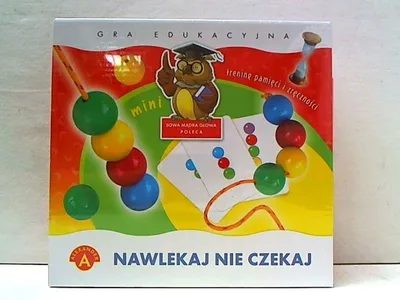 Immagine prodotto di Gra edukacyjna Nawlekaj nie czekaj mini Alexander - ćwiczenie pamięci i zręczności