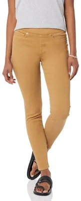 Produktbild von Amazon Essentials Damen Stretch-Schlupf-Jeggings mit mittlerer Leibhöhe - Auslaufmodell, Helles Kamelbraun, 38 Lang