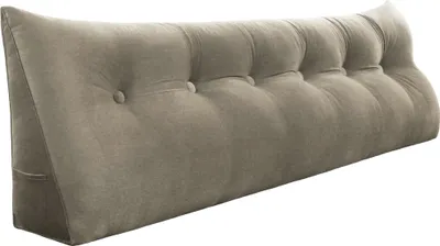 Zdjęcie produktu dla Duża ergonomiczna poduszka na zagłówek aksamitna poduszka klinowa, poduszka do czytania, poduszka klinowa, poduszka na plecy, poduszka wypoczynkowa, poduszka dekoracyjna