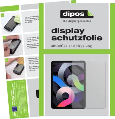 Produktbild von 2x Schutzfolie für Apple iPad Air 10.9 Zoll (2020) matt Displayschutzfolie Folie Display Schutz dipos