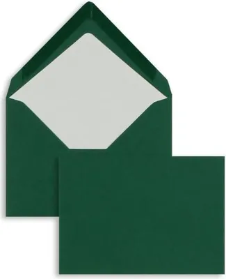 Produktbild von Briefumschläge C6 100g/qm gummiert VE=100 Stück tannengrün