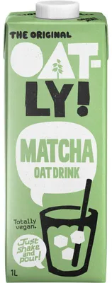 Obrázok produktu pre Ovsené! Matcha Haverdrank 1000 ml – vegánsky, bezlaktózový ovsený nápoj s matchou, bez pridaného cukru